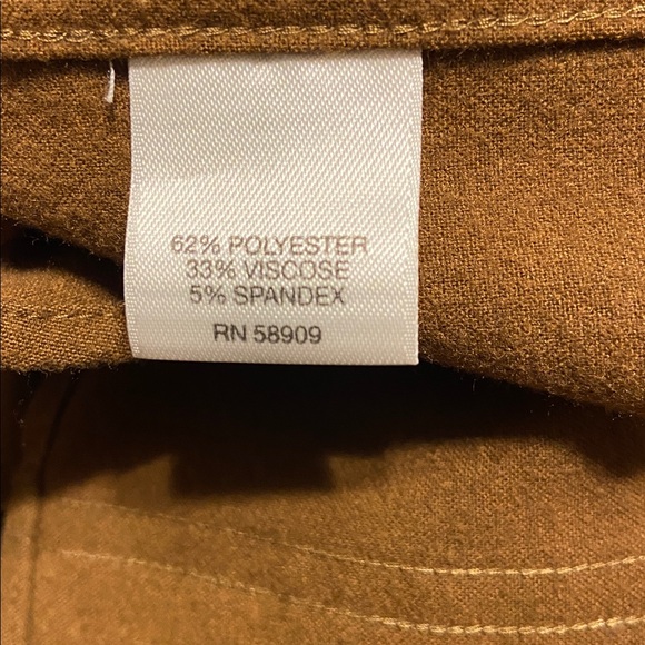 Rowm The Lodge Collection Long Sleeve Brushed Solid Button Down Shirt Size Large - Picture 8 of 12